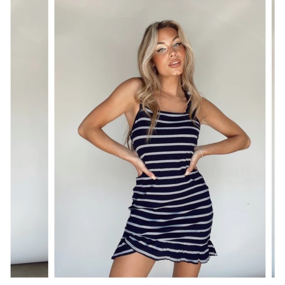 Rosetta Ruffled Mini Dress - Picture 2 of 7